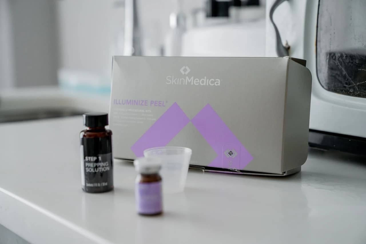 Medical-grade chemical peel treatment at The Beauty Spot Medspa.